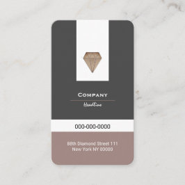 Luxury Diamond Business Card Visitenkarte