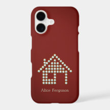 Luxury Diamond Zuhause | Roter Hintergrund