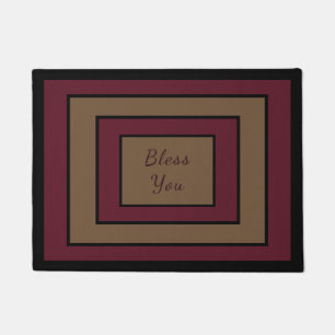 Luxury Door Mat, Gott segne Sie, neue Zuhause Gege Fußmatte
