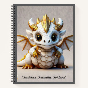 "Luxury Dragon Design" Notizbuch