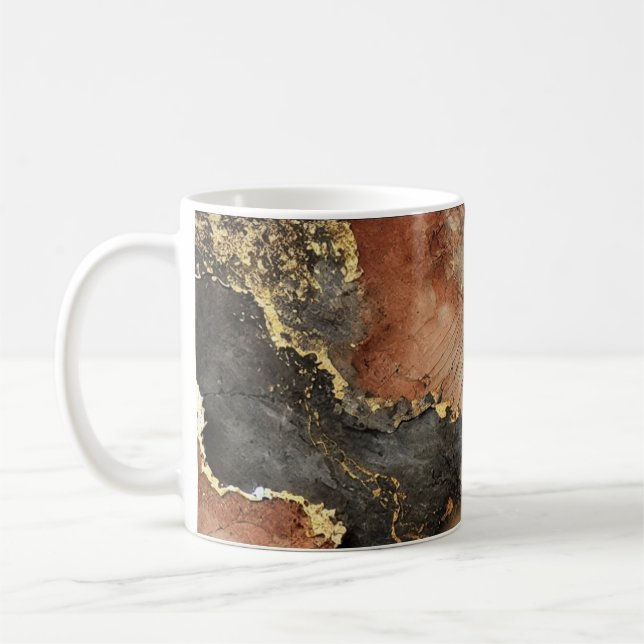 Luxury Earth & Gold Tasse - Sip in Style! (Links)