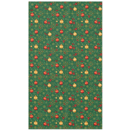 Luxury Emerald Green Gold Christmas Tablecloth Tischdecke