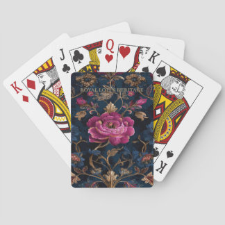 Luxury Floral Vintage Royal Spielkarten