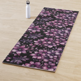 Luxury Floral Yoga Mat – Boutique Fitness Design Yogamatte