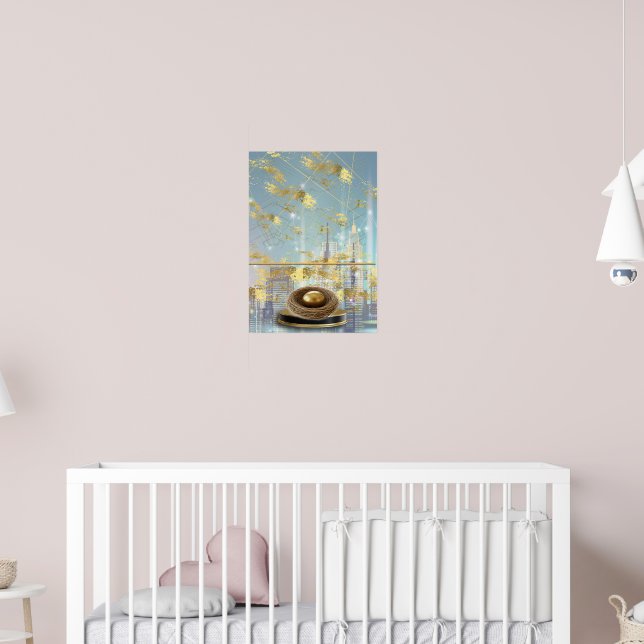  Luxury Foil Easter Card Poster (Kinderzimmer 2)