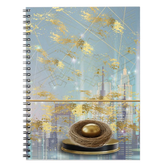  Luxury Foil Easter Invitation Card Notizblock (Vorderseite)