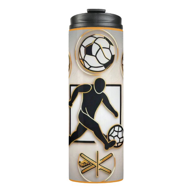 "Luxury Football Style" Thermosbecher (Vorderseite)