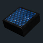 Luxury Glam Blue Imitats Velvet Erinnerungskiste<br><div class="desc">Luxury Glam Blue Imitats Velvet</div>