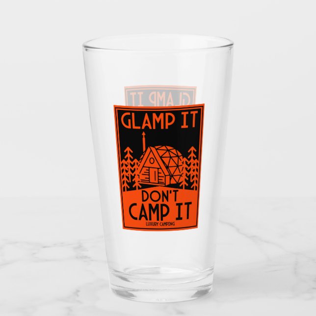 Luxury Glamping Glas (Vorderseite)