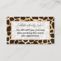Luxury Gold Brown Giraffe Tierdruckmuster