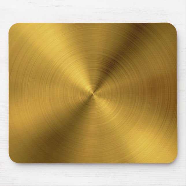 Luxury Gold Brushed Metal Textur 6 Mousepad (Vorne)