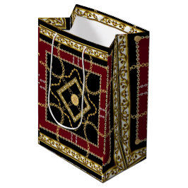 Luxury Gold Chain Baroque Elegant Vintage Design Mittlere Geschenktüte