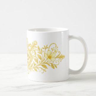 Luxury Gold Coffee Mug: Royal Ornamentation Kaffeetasse