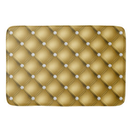 Luxury Gold Diamond gepolstertes Muster Badematte