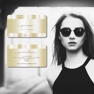 Luxury Gold Effect Beruflich und elegant Visitenkarte