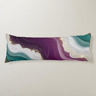 Luxury Gold Glitter Marble Pattern Seitenschläferkissen