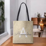 Luxury Gold Sparkle Elegante Monogram Book Bag<br><div class="desc">Luxuriöse Gold Imitate Sparkle und Glitzer Elegant Monogram Book Bag. Dieses Buchtasche kann so angepasst werden,  dass sie Ihren Vor- und Erstnamen enthält.</div>