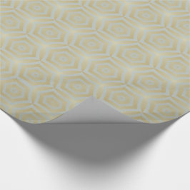 Luxury Gold und Ivory Gemustert Geschenkpapier