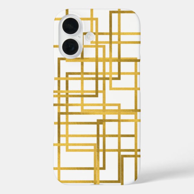 Luxury Golden geometric phone case | iphone case (Rückseite)