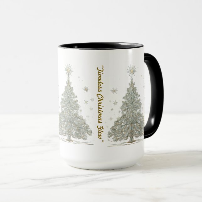 “Luxury Holiday Radiance” Tasse (VorderseiteRechts)