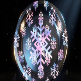 Luxury Holographic Snowflake Christmas Collection Pappteller