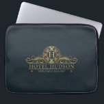 Luxury Hotel Branding Mit Monogramm Laptopschutzhülle<br><div class="desc">Luxury Design for Hotels and Resorts. Elegant und modern. Matching products can be found in Luxury Hotel Branding collection. You are welcome to visit my store for more beautiful products.</div>