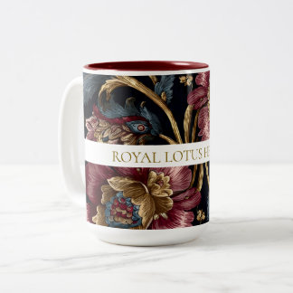Luxury Indian Floral Vintage Royal Zweifarbige Tasse