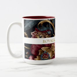 Luxury Indian Floral Vintage Royal Zweifarbige Tasse