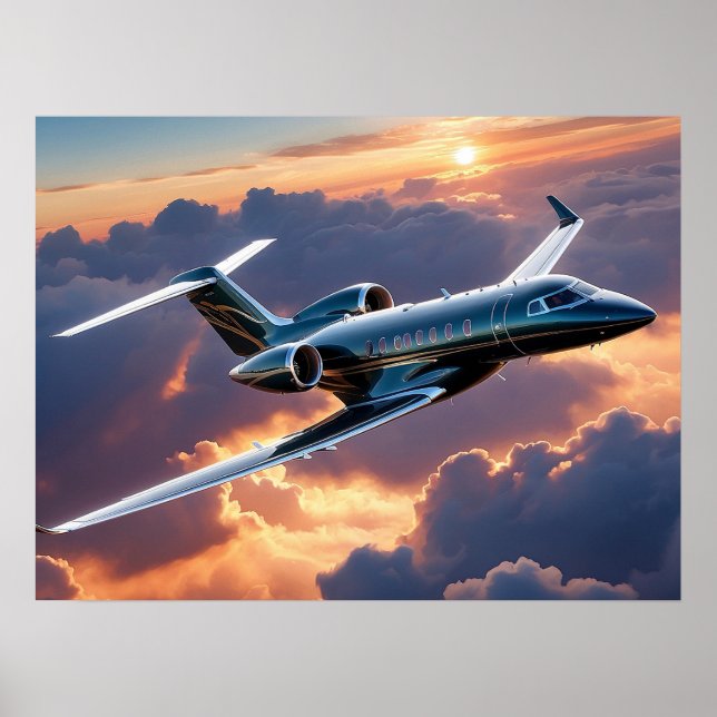 Luxury Jet Poster (Vorne)