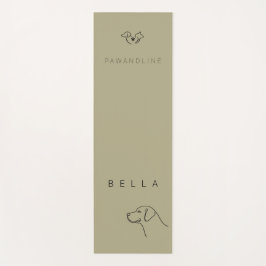 Luxury Labrador Yoga Mat | Personalized Name Yogamatte