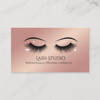 Luxury Lash Business Card  Luxury Design Visitenkarte