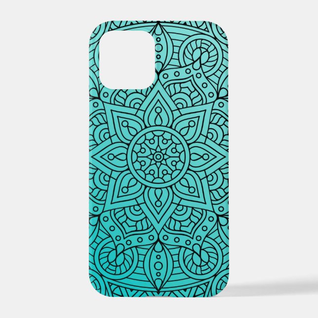Luxury Mandala 38 iPhone Hülle (Rückseite)