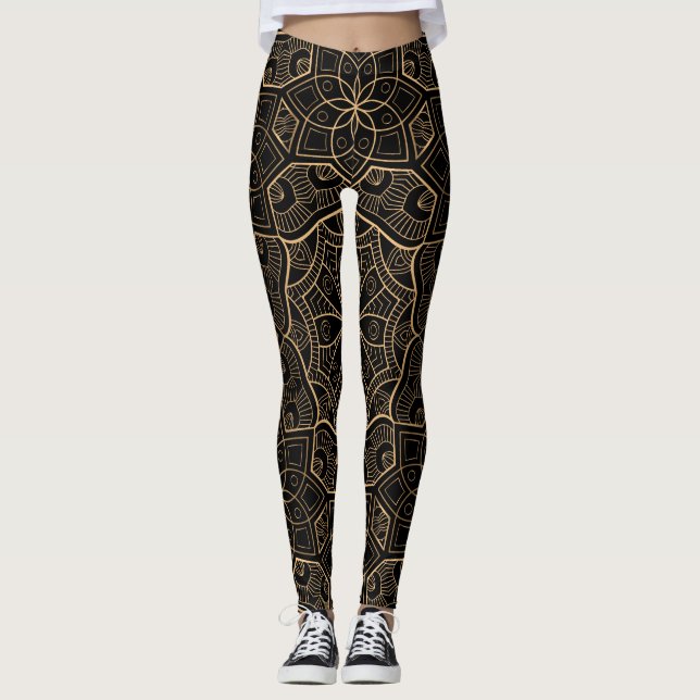 Luxury Mandala 3 Leggings (Vorderseite)