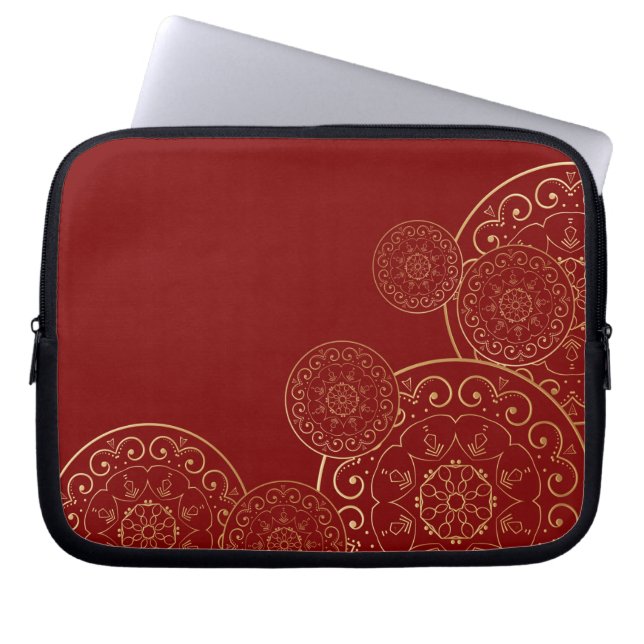 Luxury Mandala 50 Laptopschutzhülle (Vorderseite)