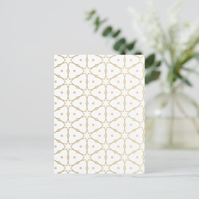 Luxury Mandala 52 Feiertagspostkarte (Stehend Vorderseite)