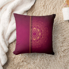 Luxury Mandala Throw Pillow Kissen