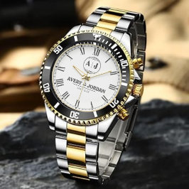 Luxury Minimalist Customizable Couple’s name Desi Armbanduhr