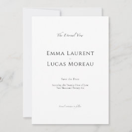 Luxury Minimalist | Elegant Editorial Save The Date