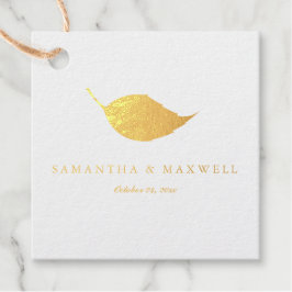 Luxury Modern Wedding Purple Geschenkanhänger