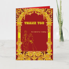 Luxury Muslim Nikah Wedding Greetings Grußkarte Mit Foliendruck