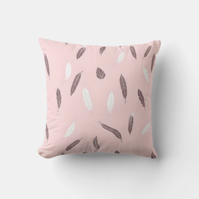 Luxury Popular Feathers Boho Collection Kissen (Vorderseite)