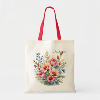 Luxury Popular Wildflowers Beautiful Collection Tragetasche