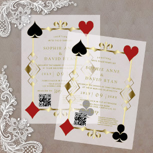 Luxury QR Code Roaring 20er Art Deco Hochzeit