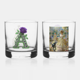 Luxury Rocks Glass Set - Personalised Monogram A Whiskyglas