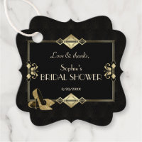 Luxury Royal Gold Black Art Deco 1920er Hochzeit