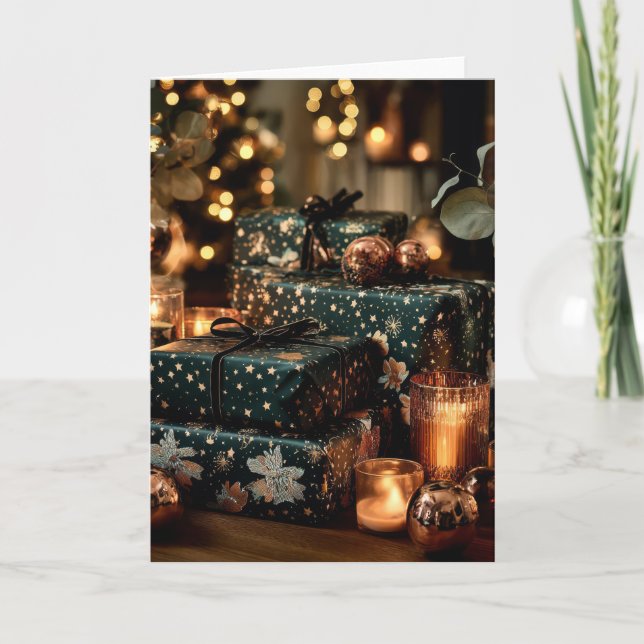 Luxury Seasonal Greeting Card Karte (Vorderseite)