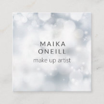 Luxury Silver Bokeh Glitzer Social Media