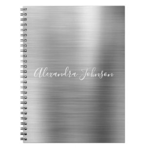 Luxury Silver Foil Beruflich Girly Notizblock