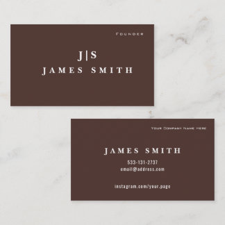 Luxury Small Business Business Card | Editable Visitenkarte