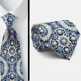 Luxury Statement Moroccan Diamond Neck Tie Krawatte